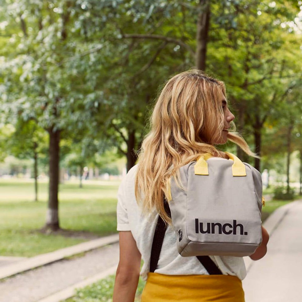 Fluf Shark Zipper Lunch Bag