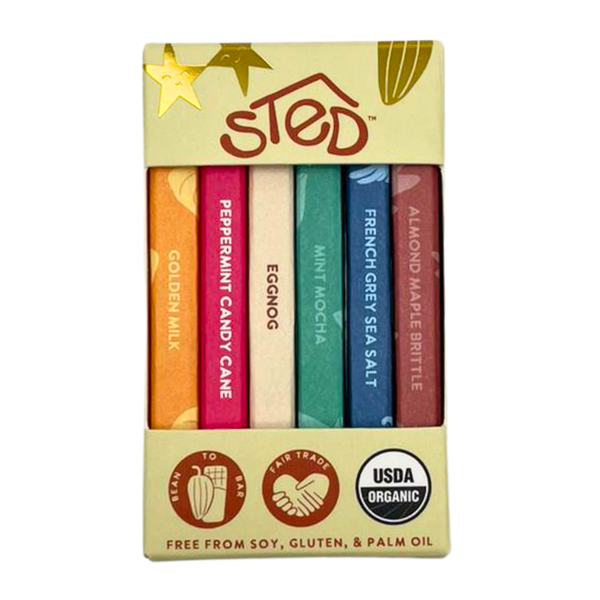 Organic Mini Chocolate Bar Set - Seasonal Holiday Flavors