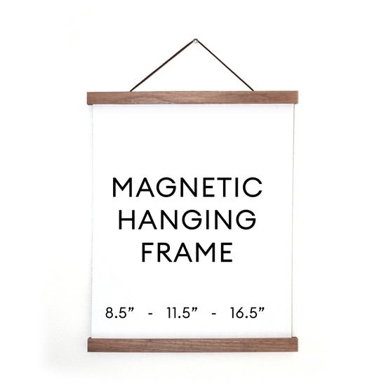 11.5" Magnetic Wood Poster Frame - DIGS