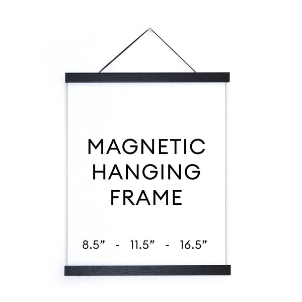 11.5" Magnetic Wood Poster Frame - DIGS
