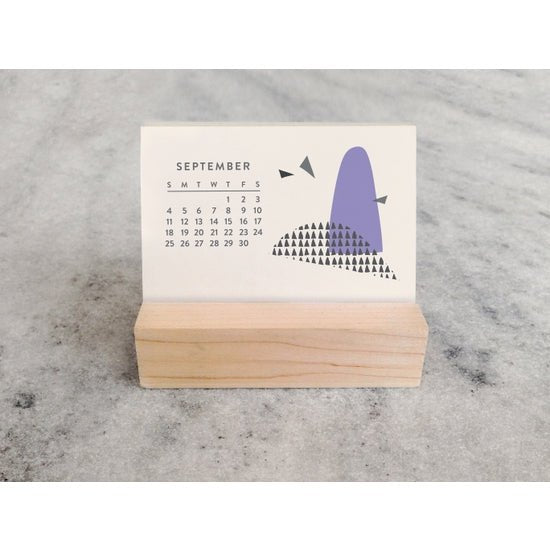 2022 Abstract Mini Desk Calendar - DIGS