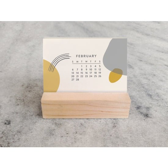 2022 Abstract Mini Desk Calendar - DIGS