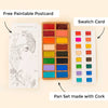 Watercolor Pans - Spring - 16 Colors