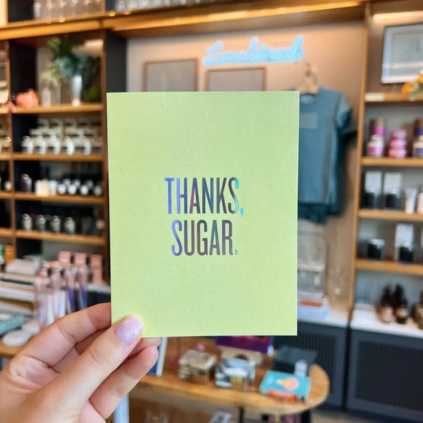 Thanks Sugar Card