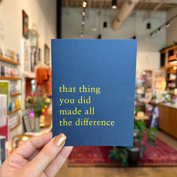 That Thing Gratitude Card