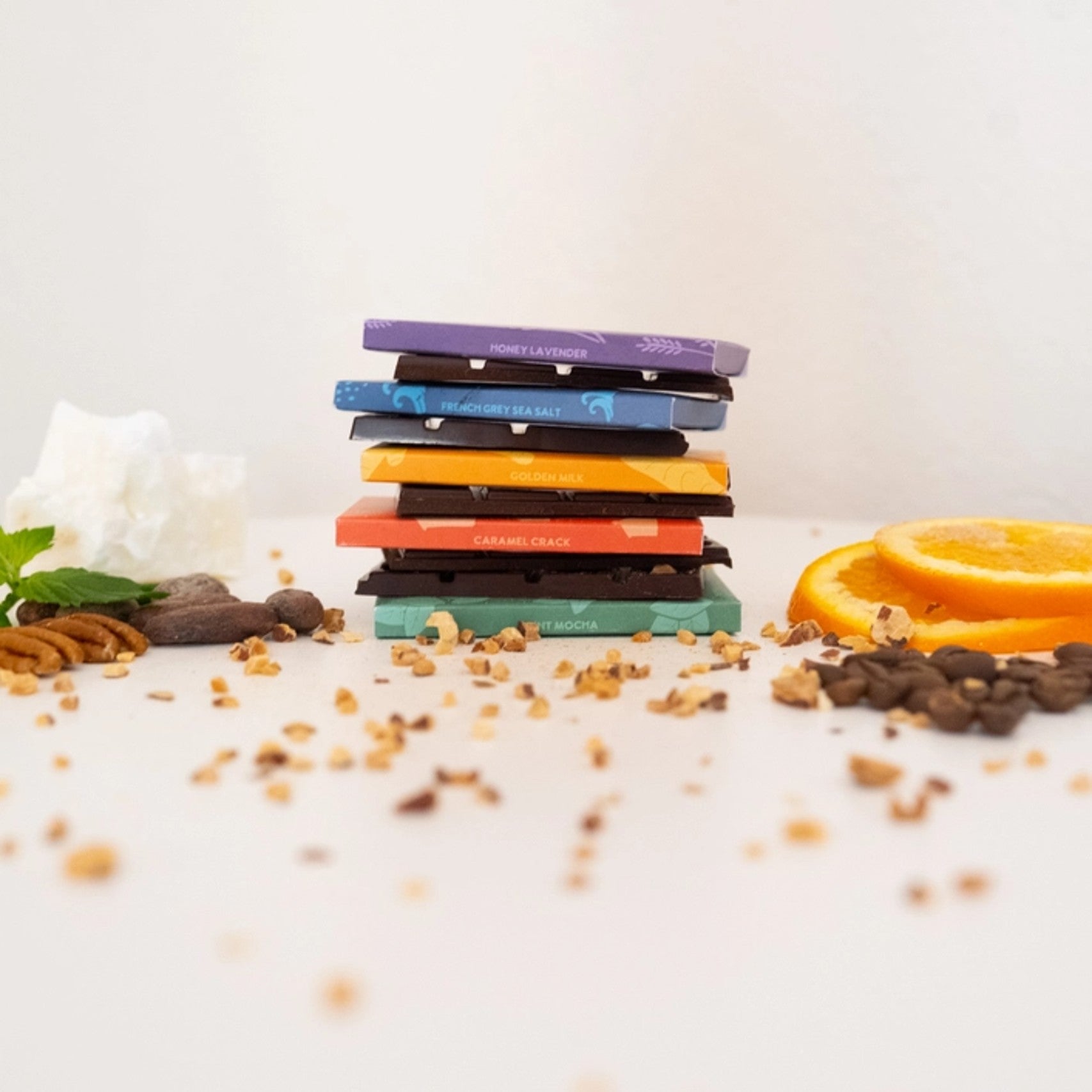 Organic Mini Chocolate Bar Set