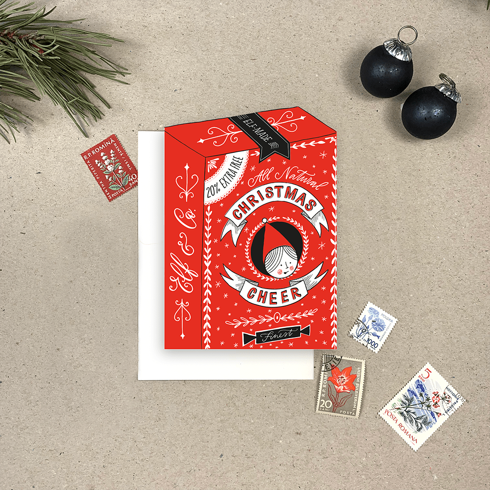 A Box of Holiday Cheer Card - DIGS