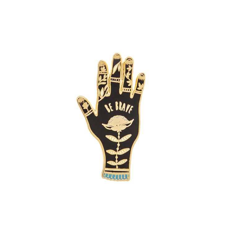 A Brave Hand Enamel Pin - DIGS