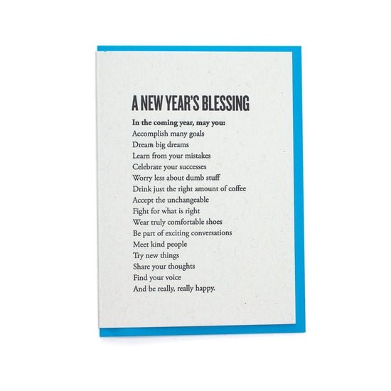 A New Year's Blessing Card - DIGS