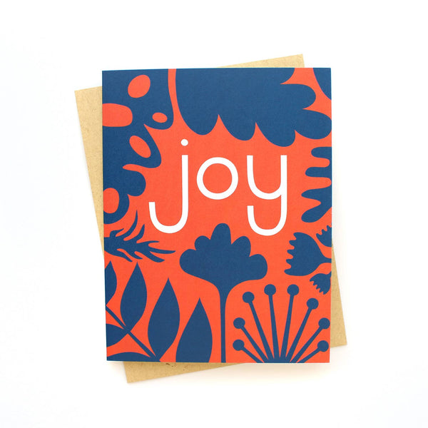 Abstract Joy Holiday Card - DIGS