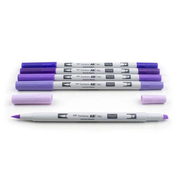 ABT PRO Alcohol - Based Art Markers: Purple Tones 5 - Pack - DIGS