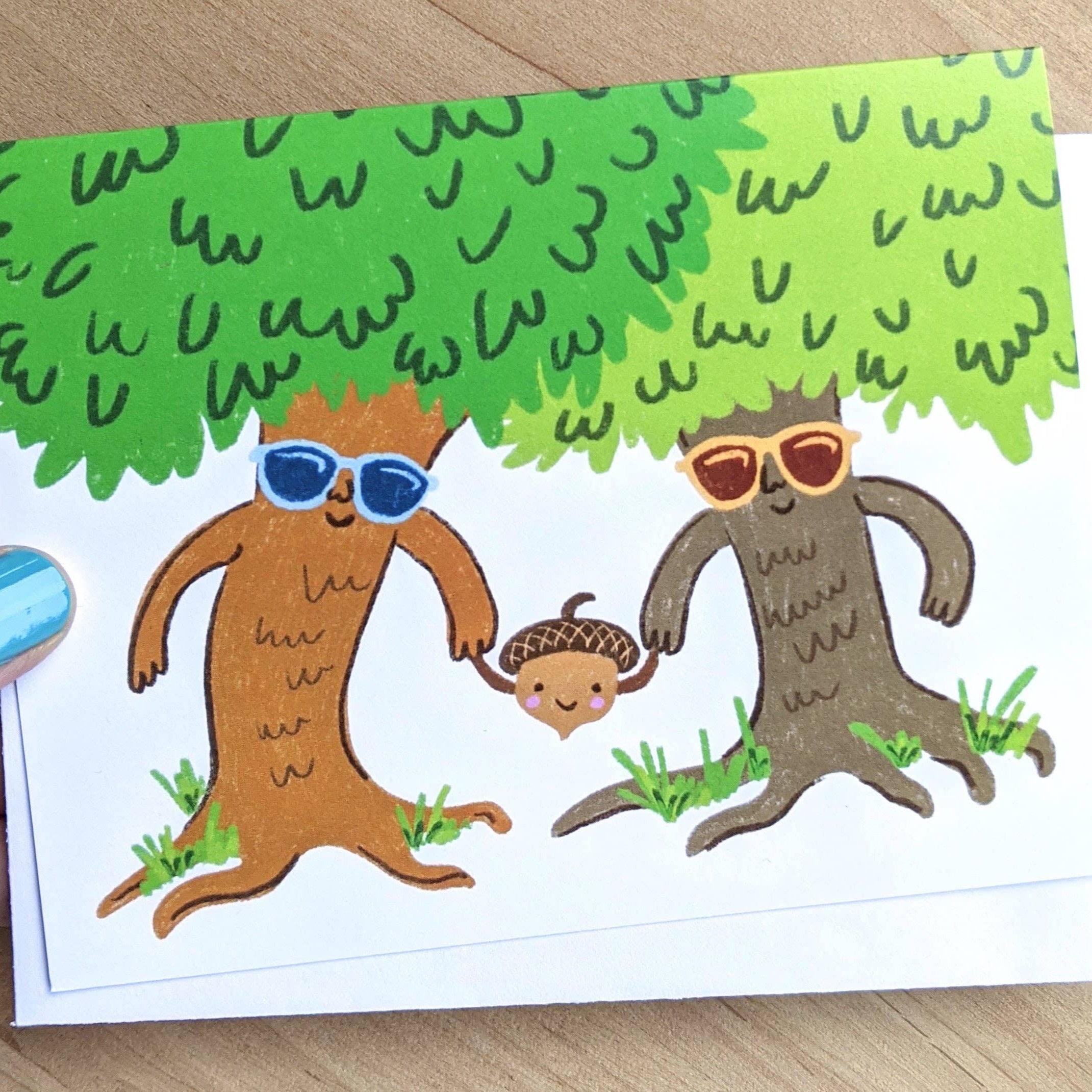 Acorn Baby Card - DIGS