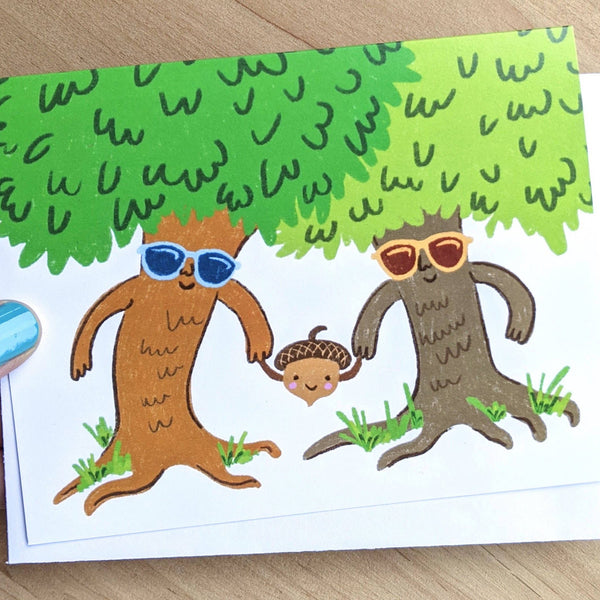 Acorn Baby Card - DIGS