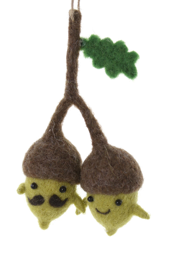 Acorns in Love Ornament - DIGS