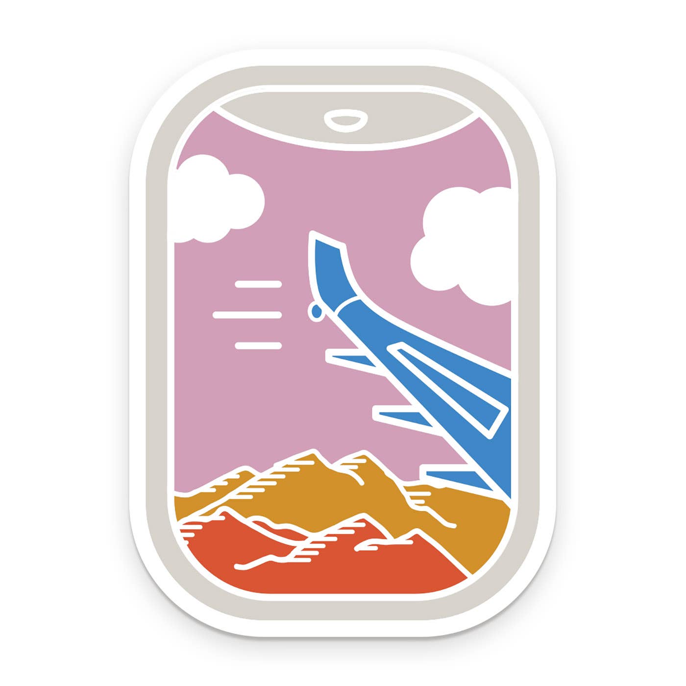 Airplane Views Sticker - DIGS