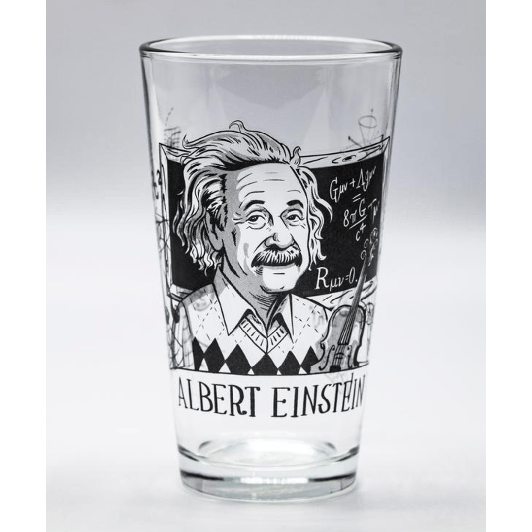 Albert Einstein Pint Glass - DIGS