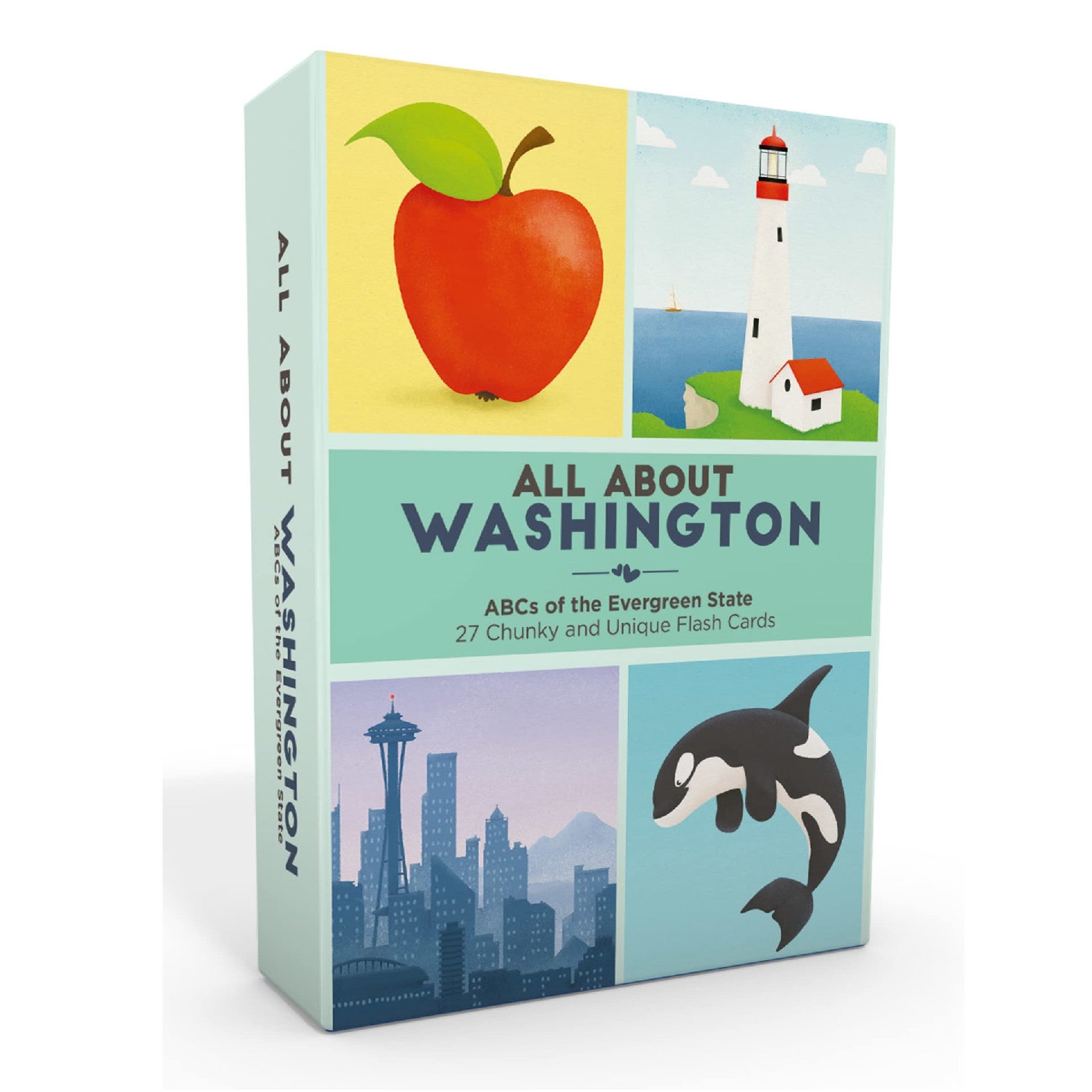 All About Washington ABC Flash Cards - DIGS