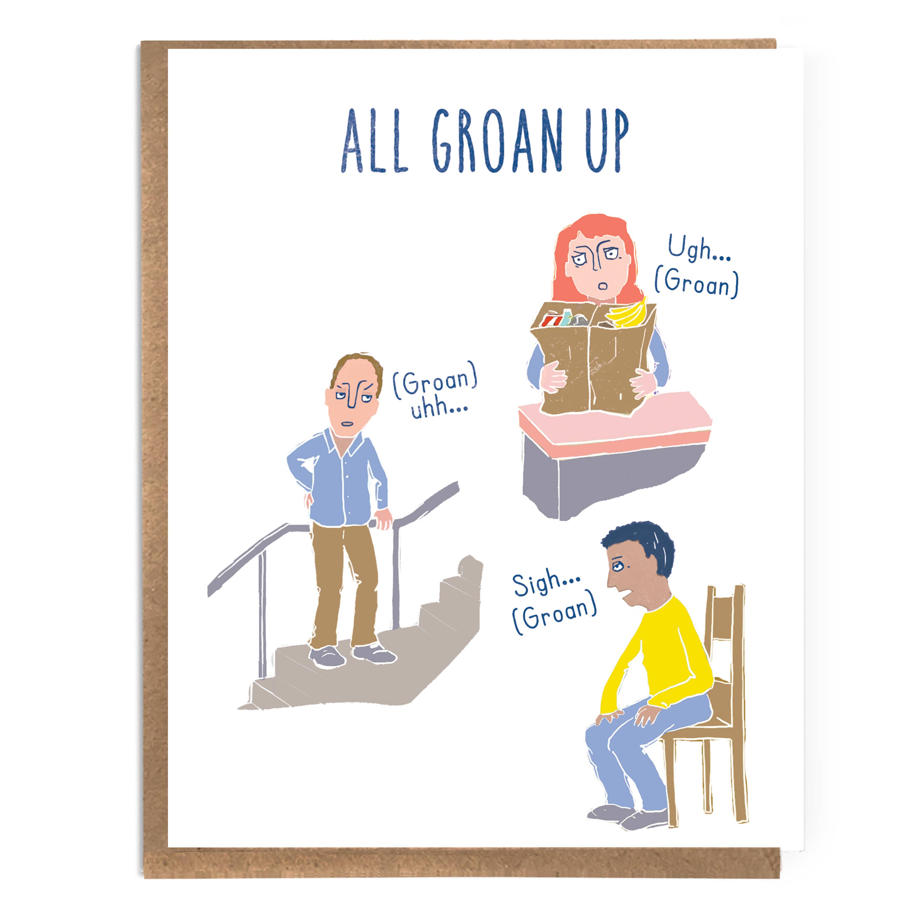 All Groan Up Birthday Card - DIGS