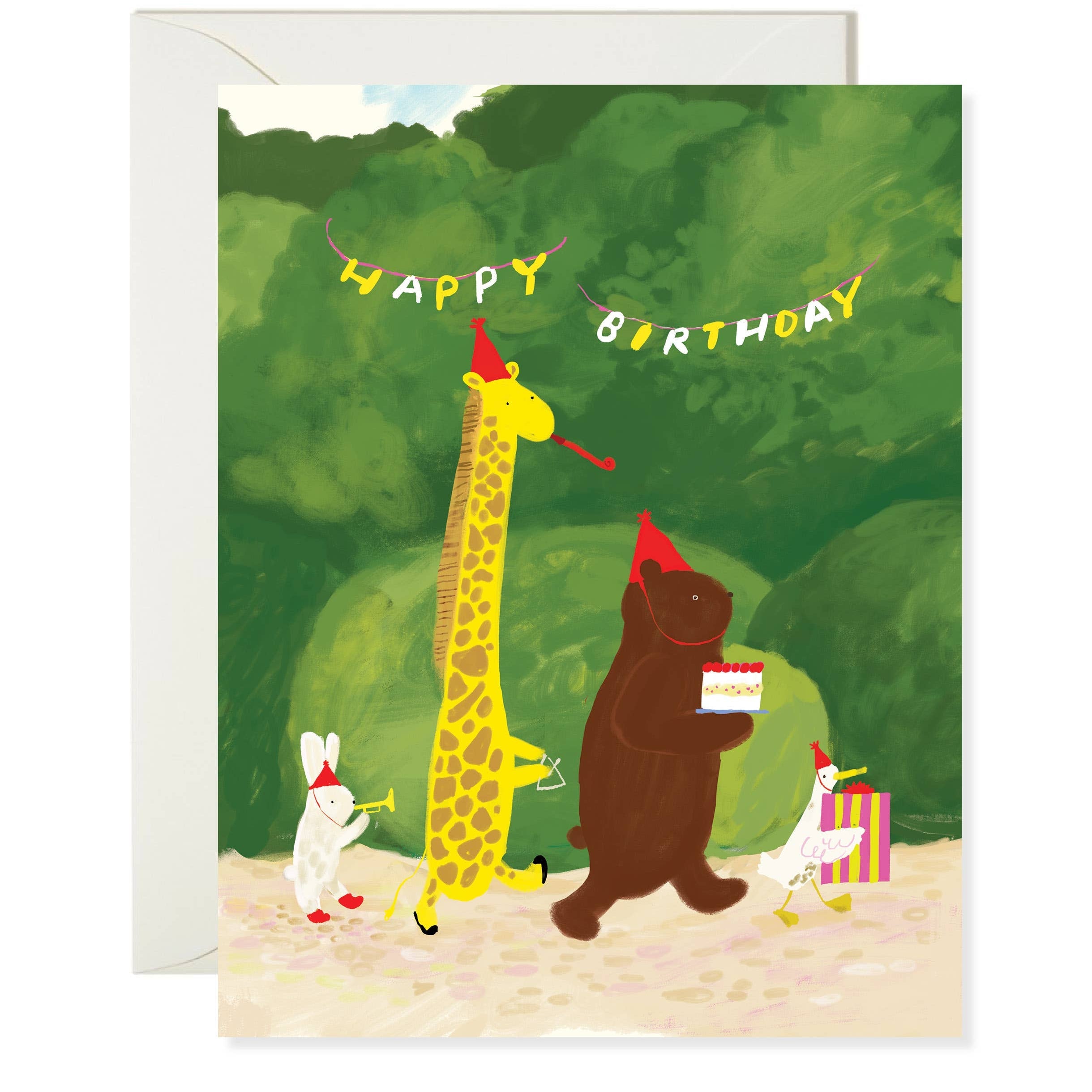 Animal Parade Birthday Card - DIGS