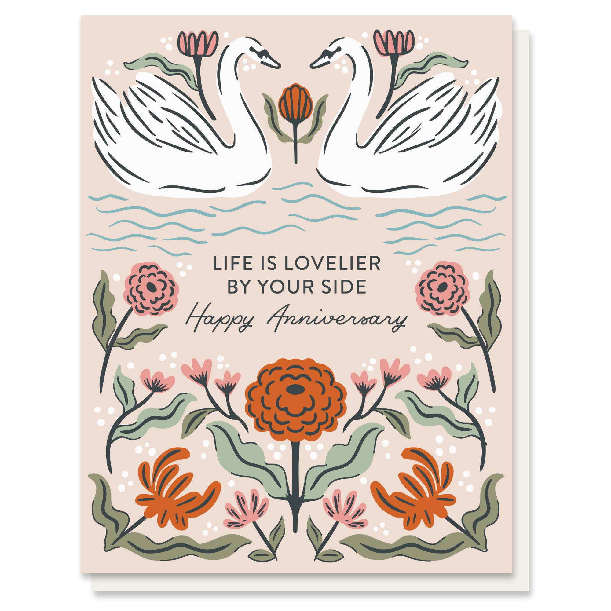 Anniversary Swans Card - DIGS