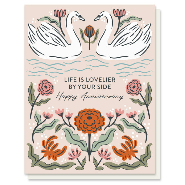 Anniversary Swans Card - DIGS