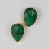 Ansoo Stud Earrings - Green - DIGS