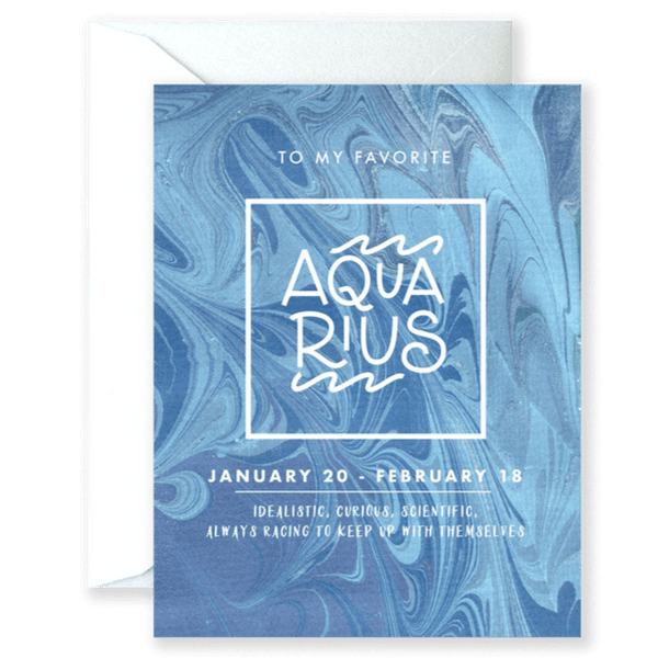 Aquarius Astrology Series Card - DIGS