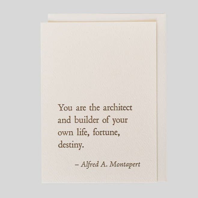 Architect of Your Life Card - DIGS