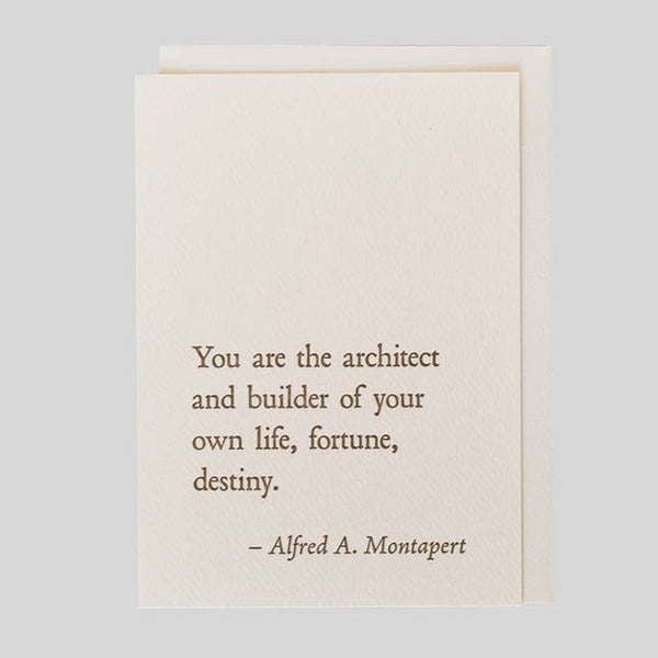 Architect of Your Life Card - DIGS
