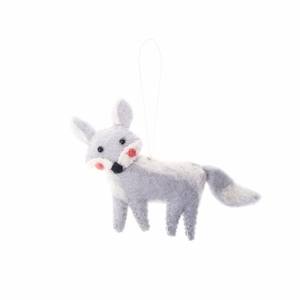 Arctic Fox Animal Ornament - DIGS