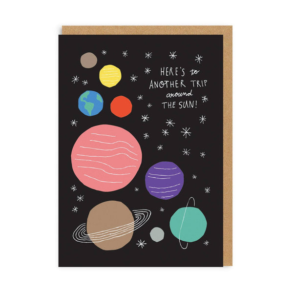 Around The Sun Birthday Card - DIGS