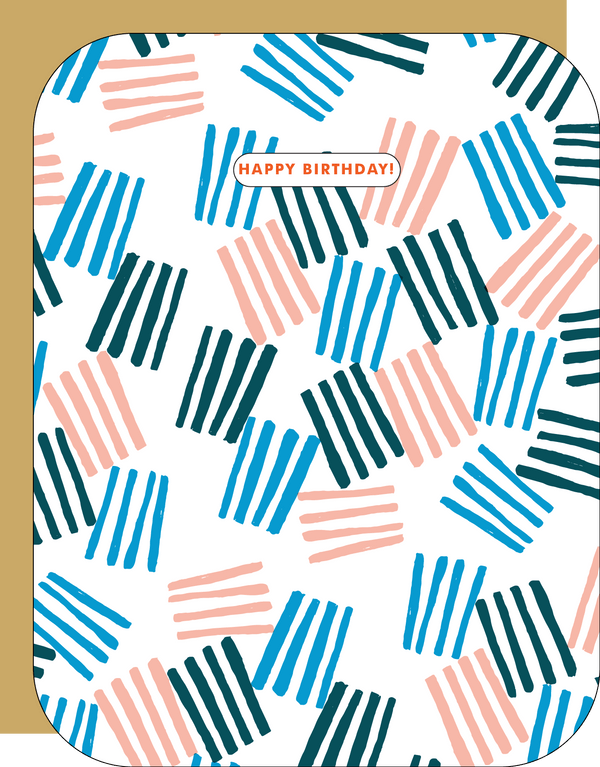 Awning Stripes Birthday Card - DIGS