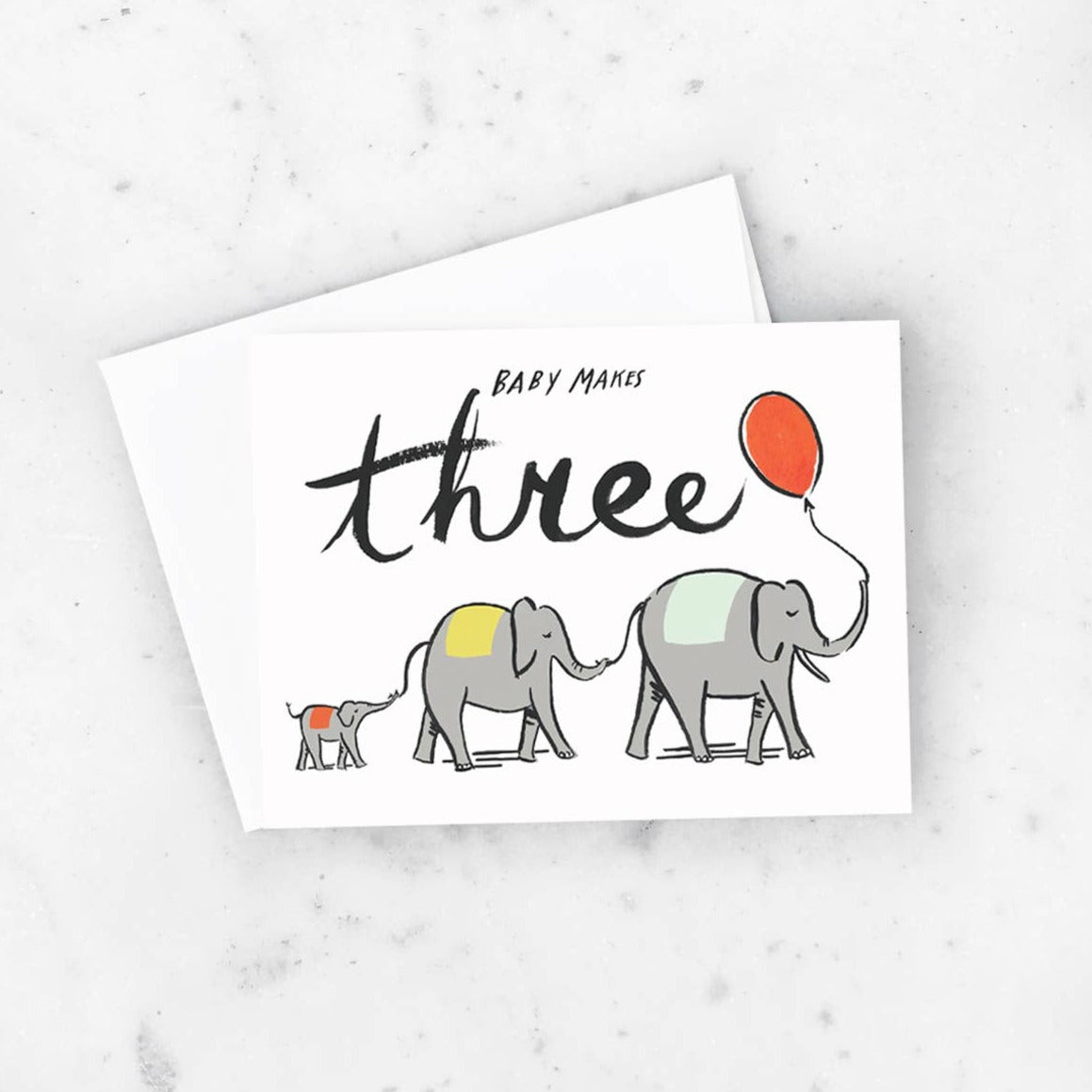 Baby Makes 3 Card - DIGS