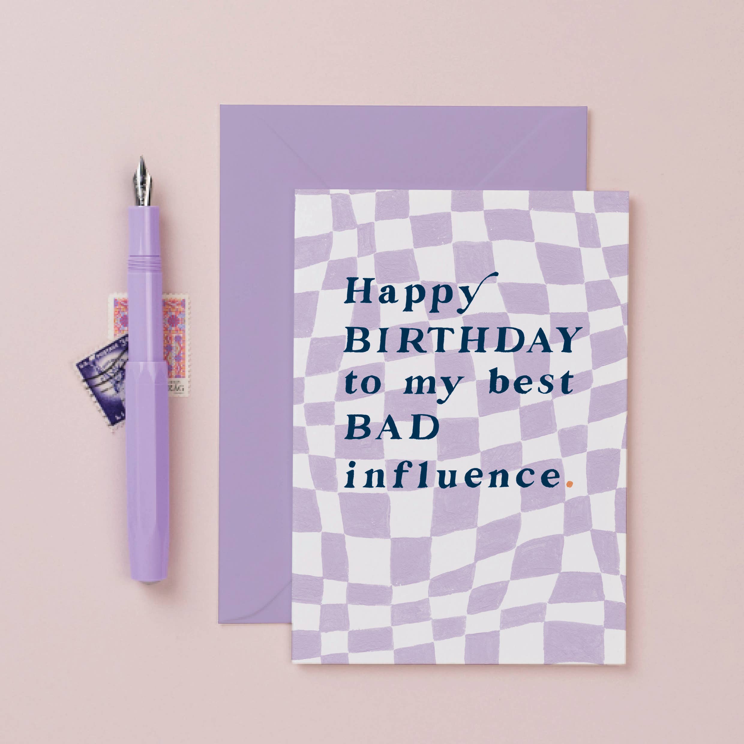 Bad Influence Birthday Card - DIGS