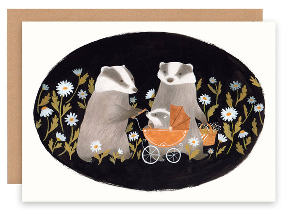 Badger Family Card - DIGS