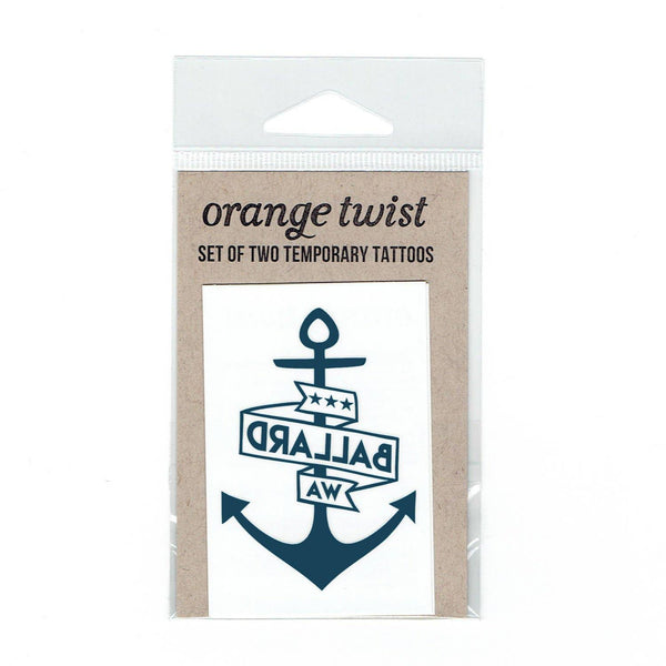 Ballard Anchor Temporary Tattoos - DIGS