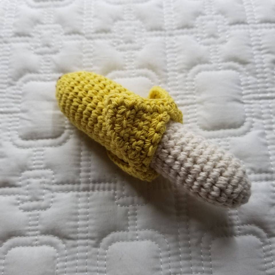 Banana Crocheted Rattle - DIGS
