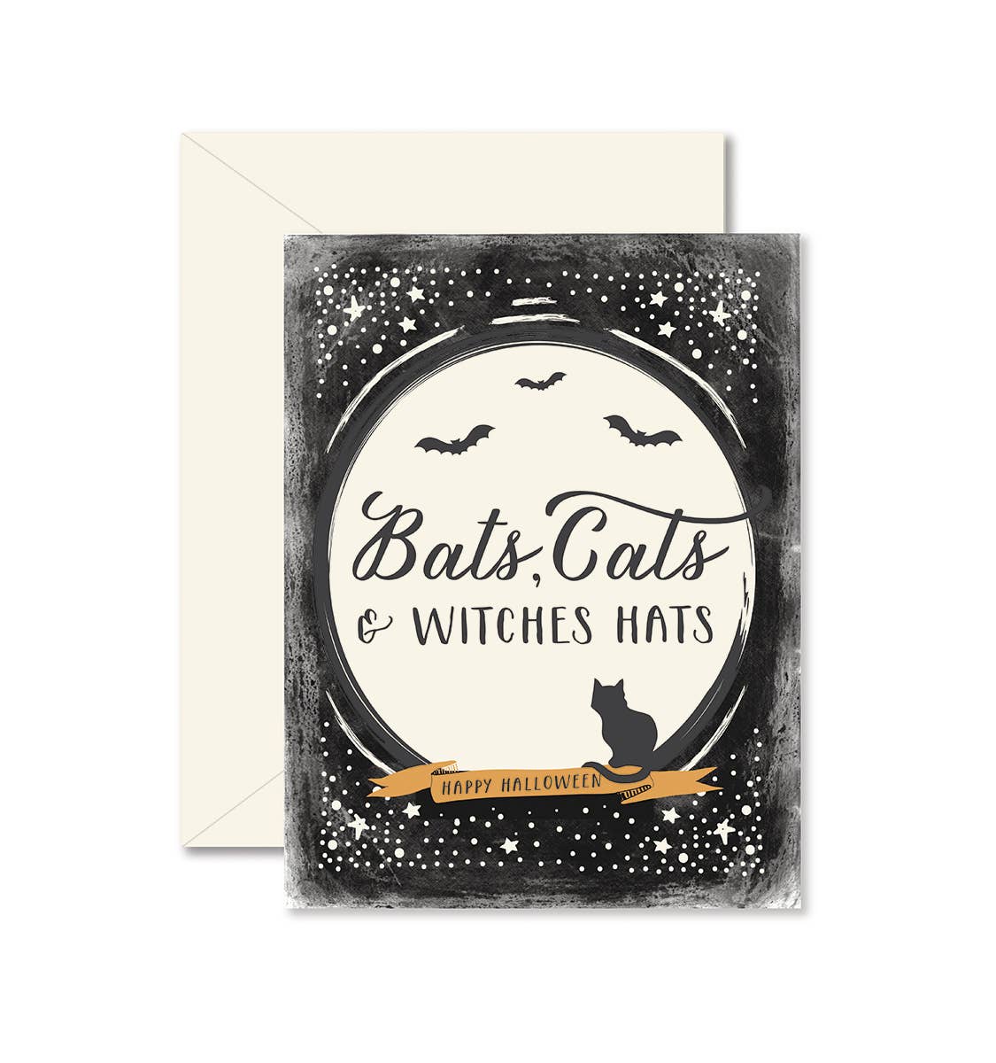 Bats/Cats/Witches Hats Card - DIGS