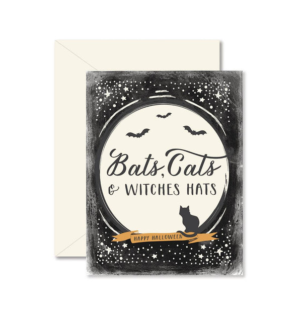 Bats/Cats/Witches Hats Card - DIGS
