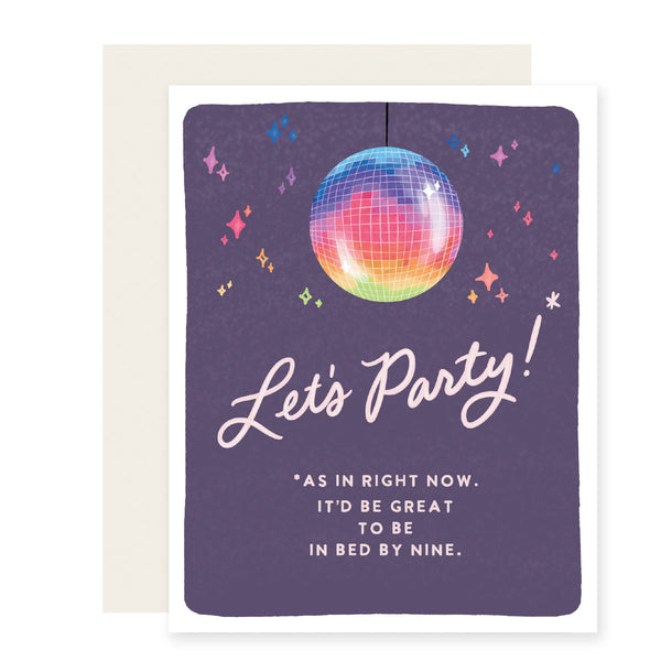 Bed By 9 Birthday Card - DIGS