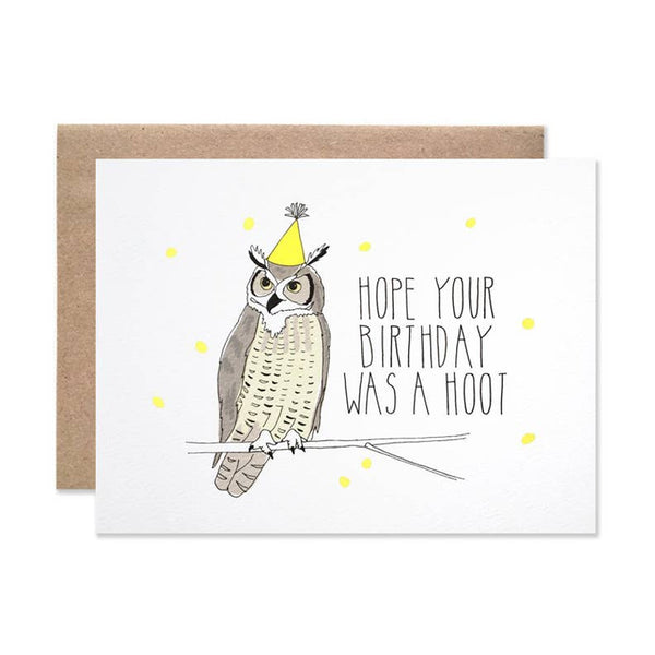 Belated Birthday Owl Card - DIGS