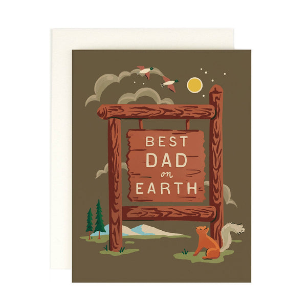 Best Dad on Earth Card - DIGS