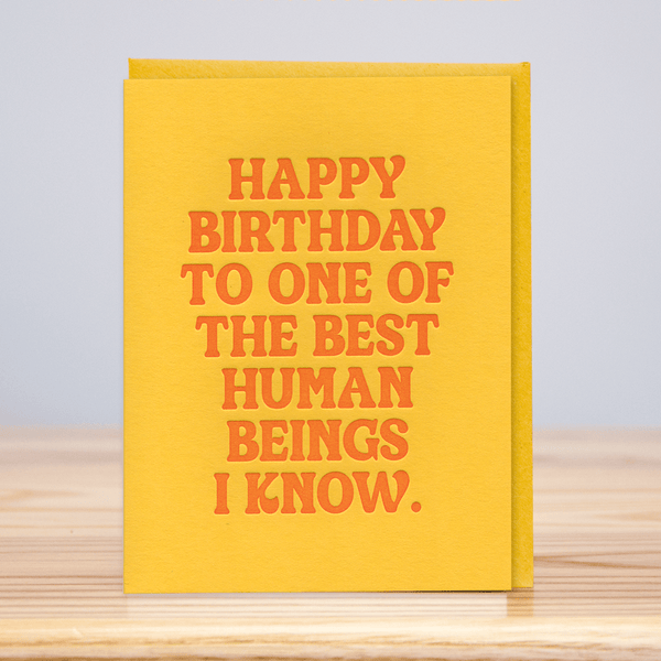 Best Human Beings Birthday Card - DIGS