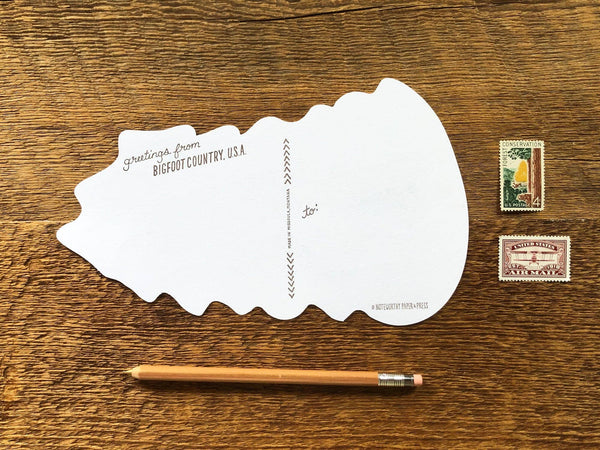 Bigfoot Postcard - DIGS