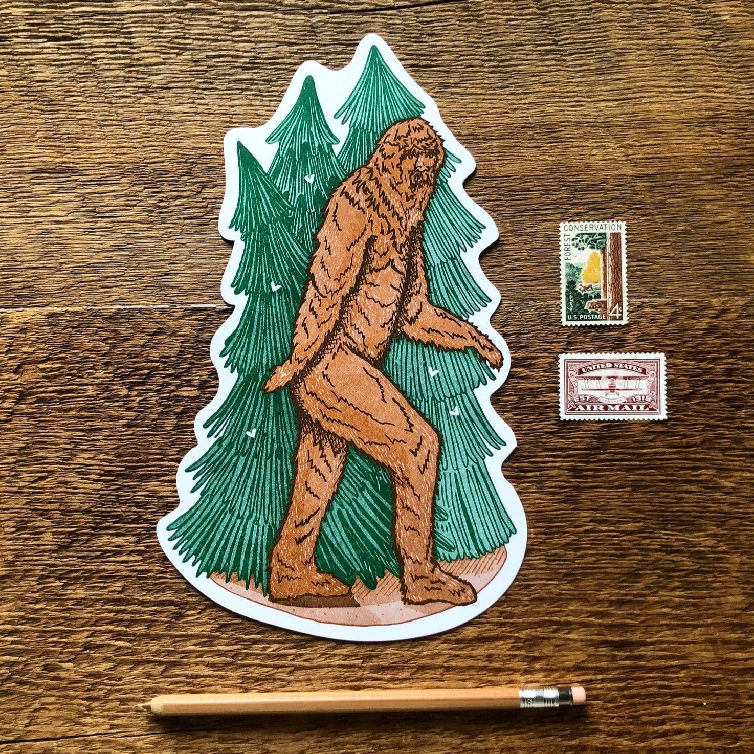 Bigfoot Postcard - DIGS