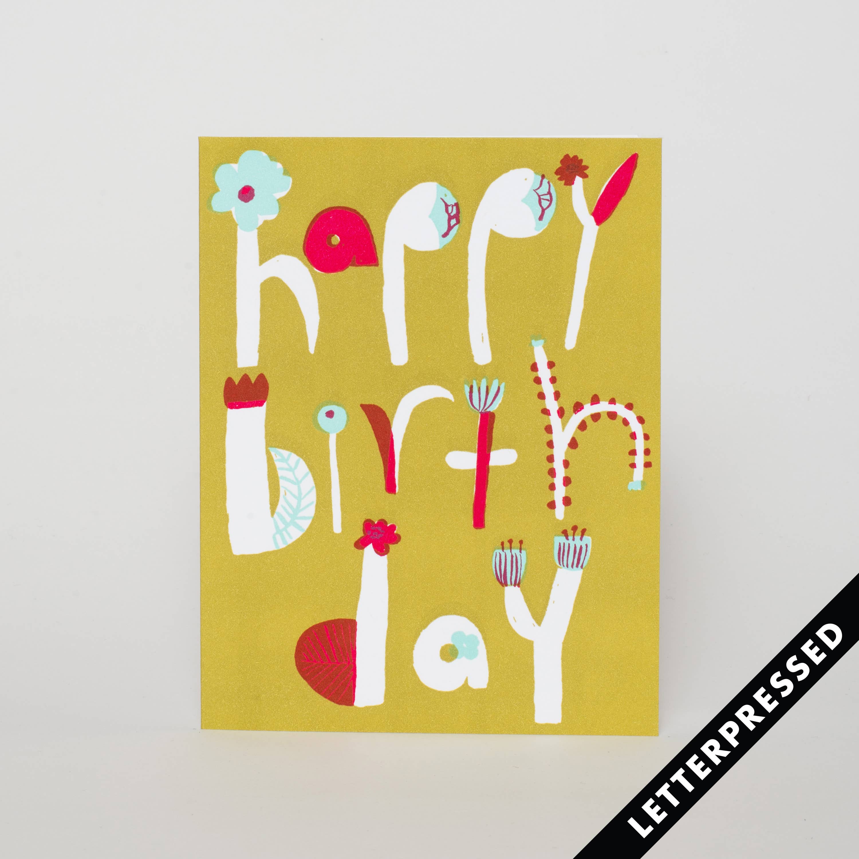 Birthday Flower Type Card - DIGS