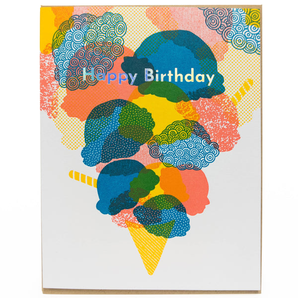 Birthday Ice Cream Card - DIGS