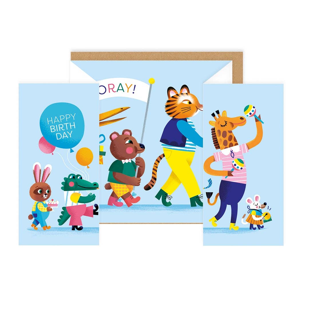 Birthday Parade Card - DIGS
