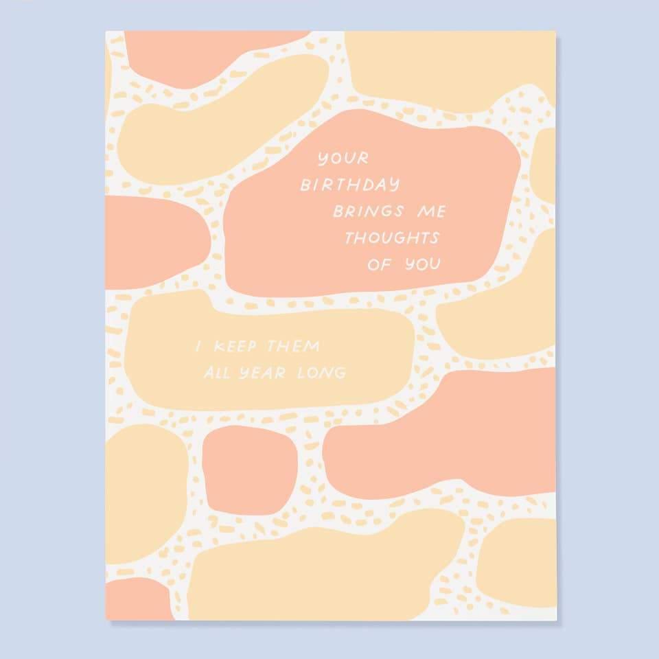 Birthday Thoughts Card - DIGS