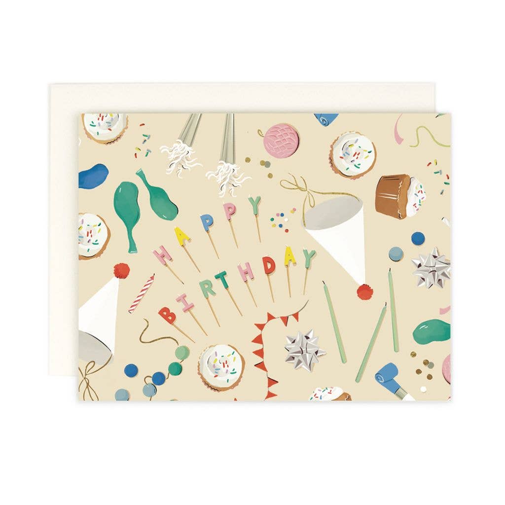 Birthday Trimmings Card - DIGS